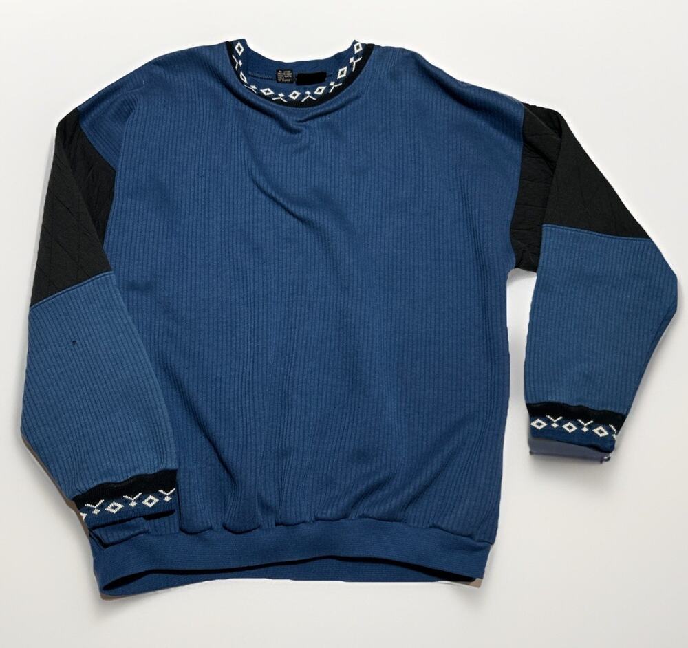 Kennington Pullover Sweater‎ Neck Knit Style Size XL